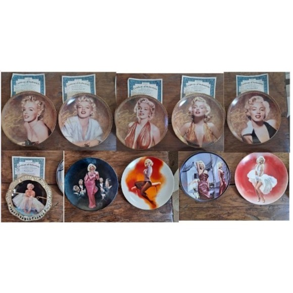 Marilyn Monroe Collector Plates Knowles Ashton Drake COA Limited Edition Set - Picture 1 of 16